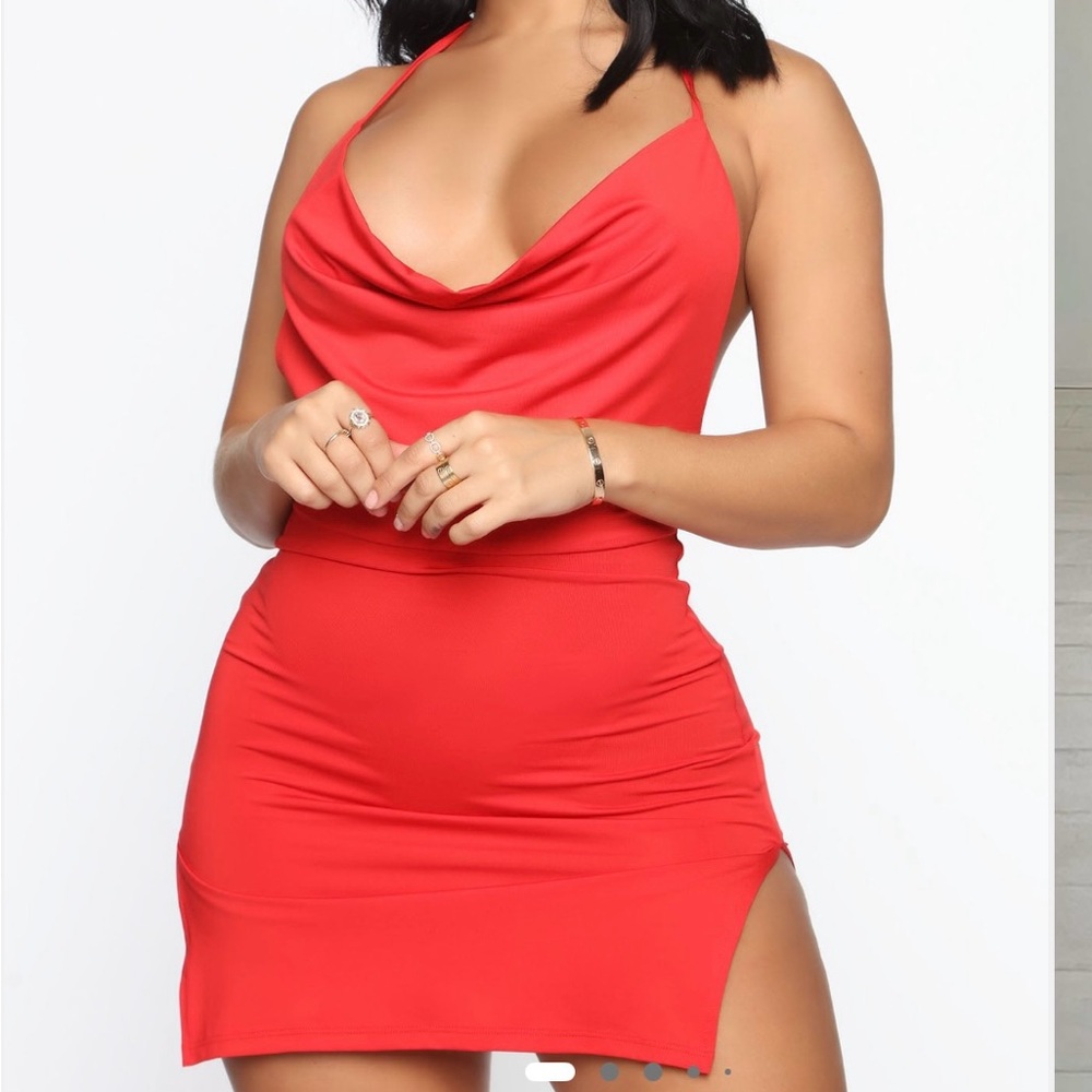 Brand New Fashionnova Mini Red Dress